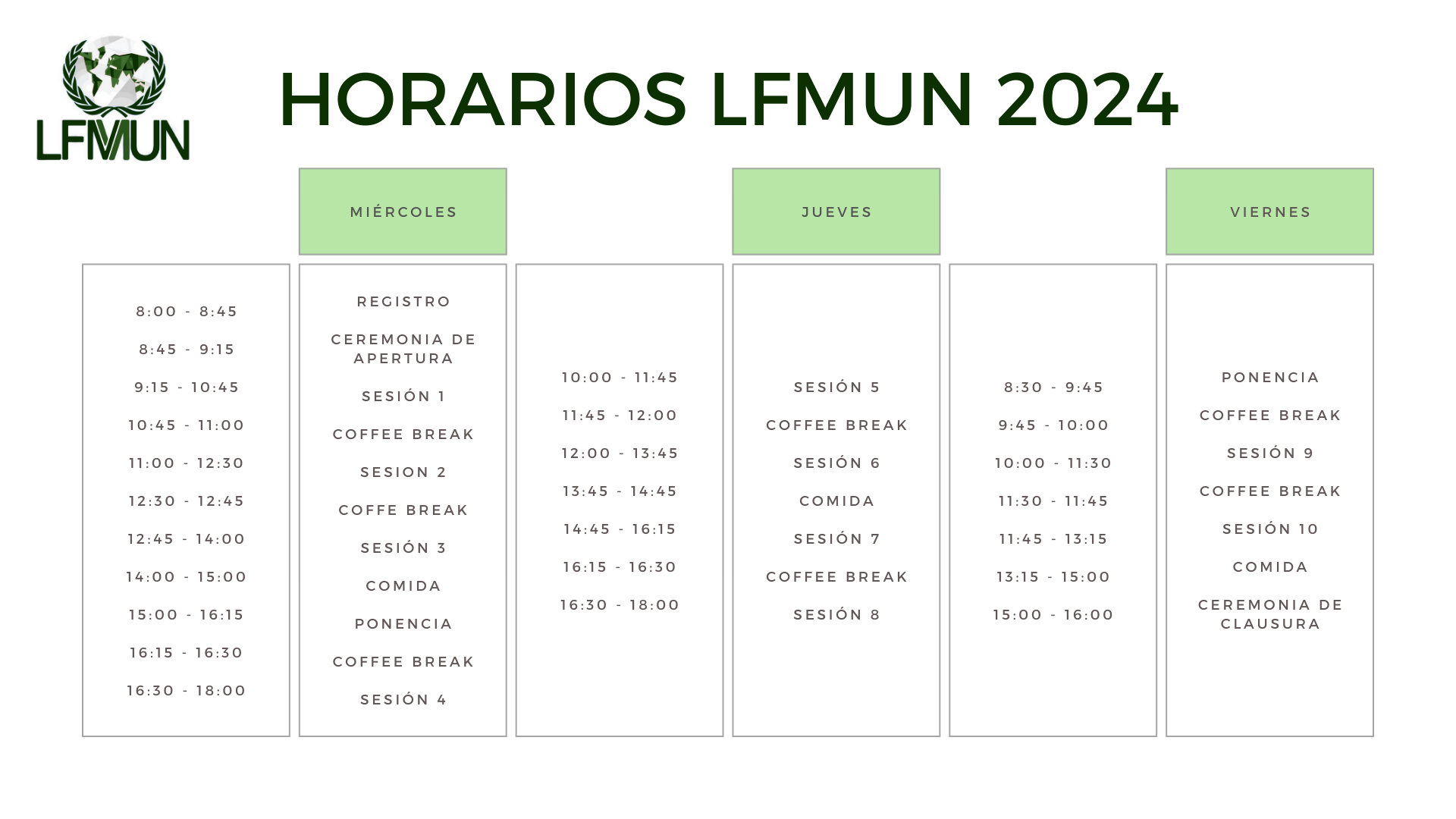 Horario Semanal